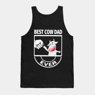 best cow dad ever Tank Top